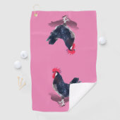 Minorca Rooster Golfhandtuch (Insitu)