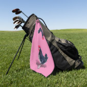 Minorca Rooster Golfhandtuch (Gras)