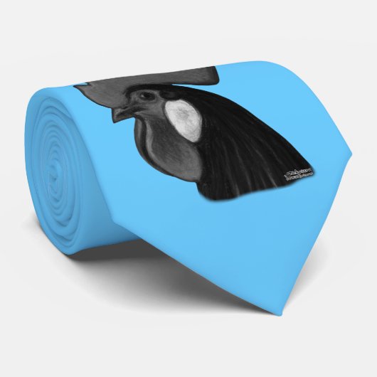 Minorca Rooster Head Krawatte (Gerollt)