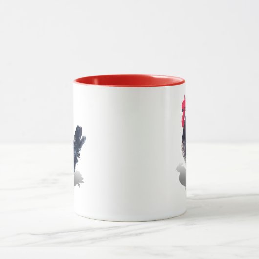 Minorca Rooster Tasse (Zentrum)