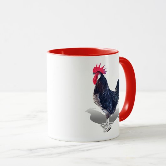 Minorca Rooster Tasse (VorderseiteRechts)