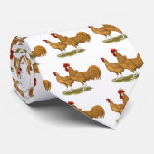 Minorcas lederfarbene Paare Krawatte (Gerollt)