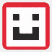 Minoregg-Merch-Aufkleber Quadratischer Aufkleber (Vorderseite)