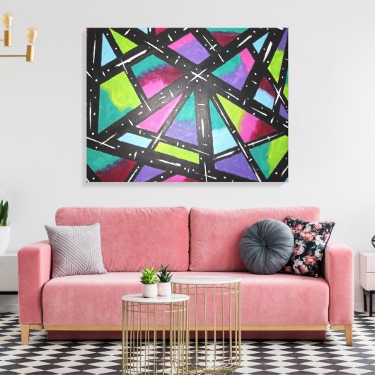 Minoritätskanvas Print Leinwanddruck (Insitu (Wohnzimmer))