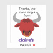 Minotaur-Aufkleber Aufkleber (Blatt)