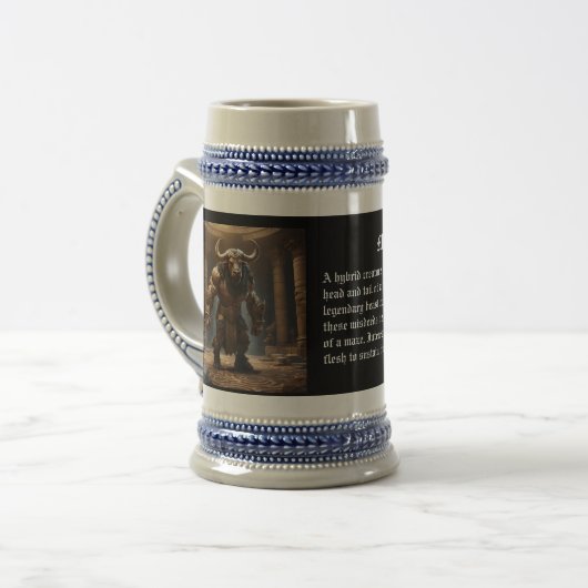 Minotaur bierglas (Vorderseite Links)