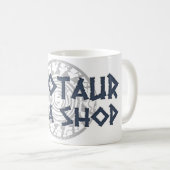 Minotaur China-Geschäfts-Tasse (Anhänger) Kaffeetasse (VorderseiteRechts)