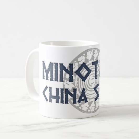 Minotaur China-Geschäfts-Tasse (Anhänger) Kaffeetasse (Vorderseite Links)
