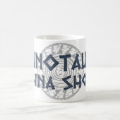 Minotaur China-Geschäfts-Tasse (Anhänger) Kaffeetasse (Mittel)