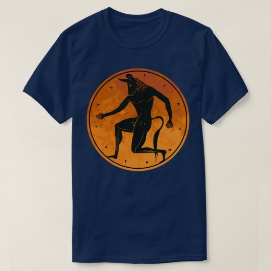 Minotaur Der Ruhm des alten Griechenlands T-Shirt (Design vorne)