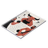 Minotaur Labyrinth-Notebook Notizblock (Linke Seite)