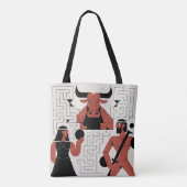 Minotaur Labyrinth Tasche (Rückseite)