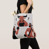 Minotaur Labyrinth Tasche (Von Nahem)