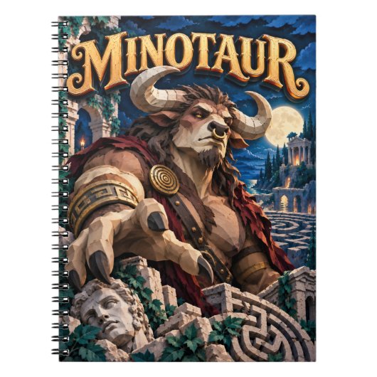 Minotaur, Paper Cut Monster Notizblock (Vorderseite)