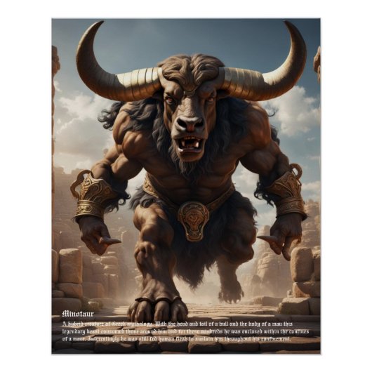 Minotaur Poster (Vorderseite)