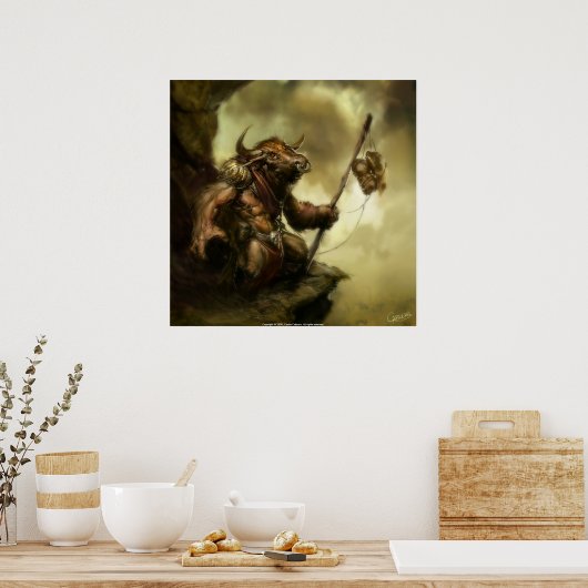Minotaur Poster (Küche)