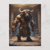 Minotaur Postkarte (Vorderseite)