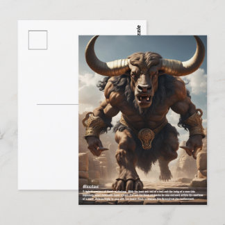 Minotaur Postkarte