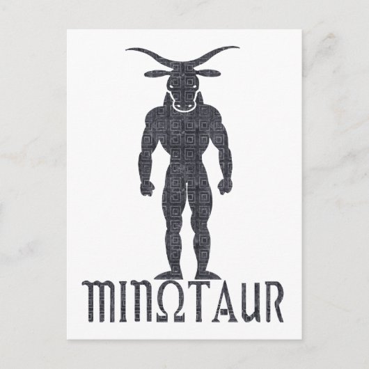 Minotaur Postkarte (Vorderseite)