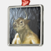 Minotaur Silbernes Ornament (Links)