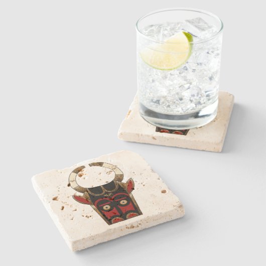 Minotaur Steinuntersetzer (Seitenansicht)