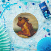 Minotaur (von George Frederic Watts) Pappteller (Party)