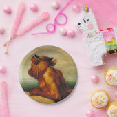 Minotaur (von George Frederic Watts) Pappteller (Party)