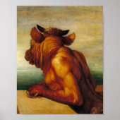 Minotaur (von George Frederic Watts) Poster (Vorne)