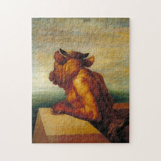 Minotaur (von George Frederic Watts) Puzzle (Vertikal)
