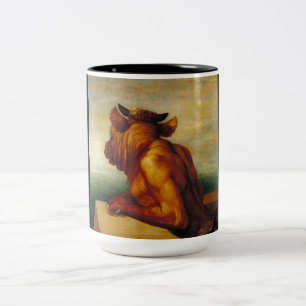 Minotaur (von George Frederic Watts) Zweifarbige Tasse