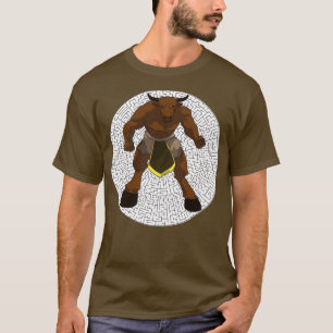 Minotaur vor einem Maze T-Shirt