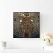 Minotaur-Wall-Uhr Quadratische Wanduhr (Zuhause)