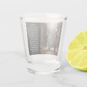 Minotauros Schnapsglas (Rückseite)