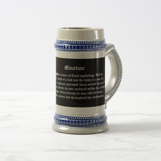 Minotaurus bierglas (VorderseiteRechts)