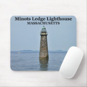 Minots Ledge Leuchtturm, Massachusetts Mousepad (Mit Mouse)