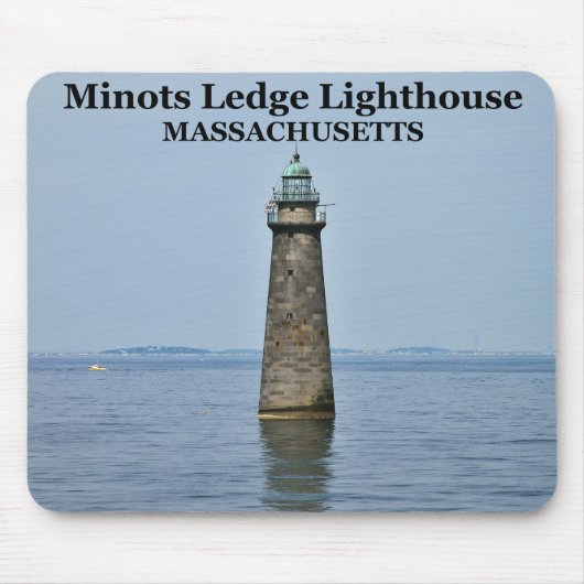Minots Ledge Leuchtturm, Massachusetts Mousepad (Vorne)