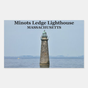 Minots Ledge Leuchtturm, Massachusetts Stickers