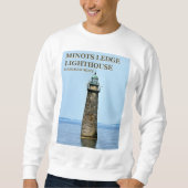 Minots Ledge Lighthouse, Cohassett Massachusetts Sweatshirt (Vorderseite)