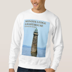 Minots Ledge Lighthouse, Cohassett Massachusetts Sweatshirt