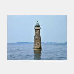Minots Ledge Lighthouse Massachusetts Door Mat Fußmatte