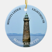 Minots Ledge Lighthouse Massachusetts Ornament (Vorne)
