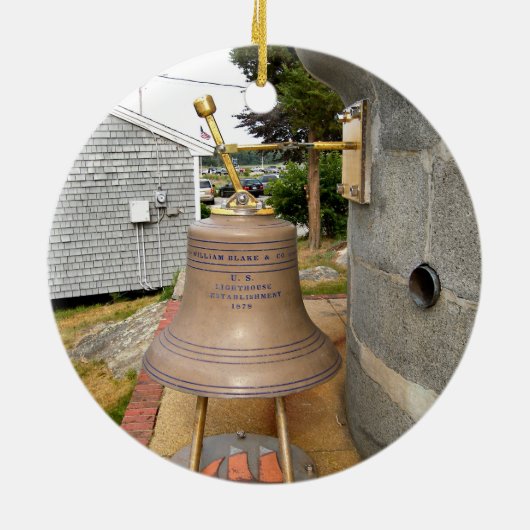 Minots Ledge Lighthouse Massachusetts Ornament (Hinten)