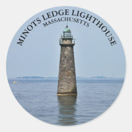 Minots Ledge Lighthouse Massachusetts Stickers