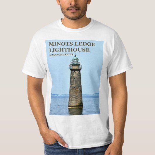 Minots Ledge Lighthouse, Massachusetts T - Shirt (Vorderseite)