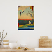 Minowa Kanasugi Mikawashima - Hiroshige Ando - 185 Poster (Küche)