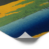 Minowa Kanasugi Mikawashima - Hiroshige Ando - 185 Poster (Ecke)