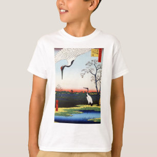 Minowa, Kanasugi, Mikawashima von Utagawa Hiroshig T-Shirt
