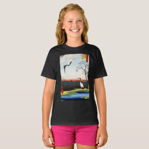 Minowa, Kanasugi, Mikawashima von Utagawa Hiroshig T-Shirt