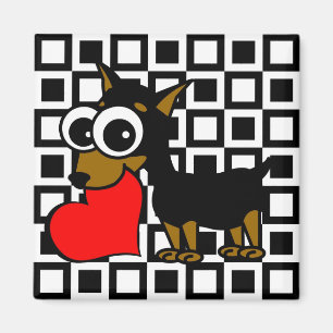 MinPin hat mein Herz MinPin hat mein Herz Magnet