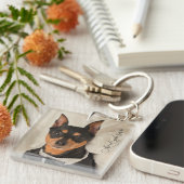 MinPin Tux Schlüsselanhänger (Vorderseite rechts)